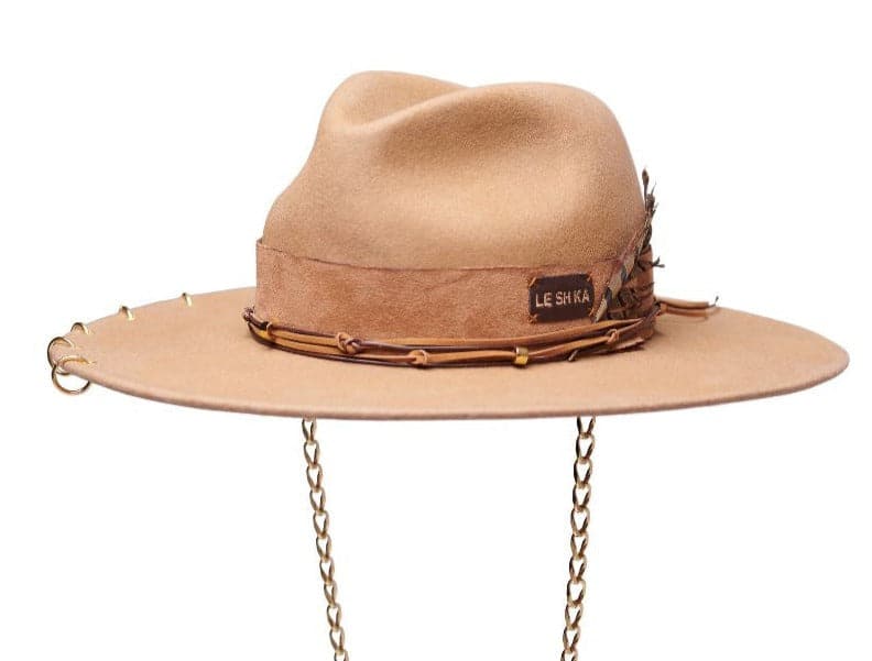BEIGE FIRE FELT HAT - Image 3