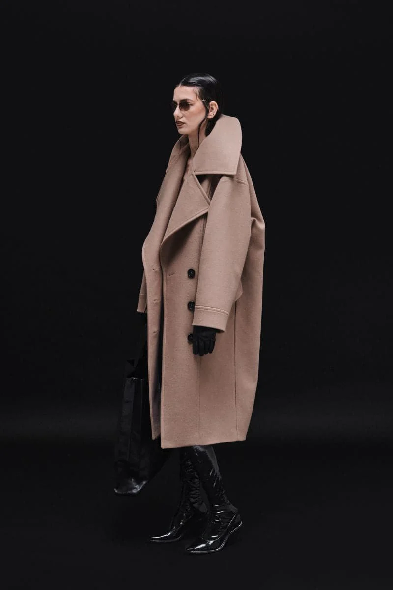 DOUBLE BREASTED RELAXED COAT - Image 3