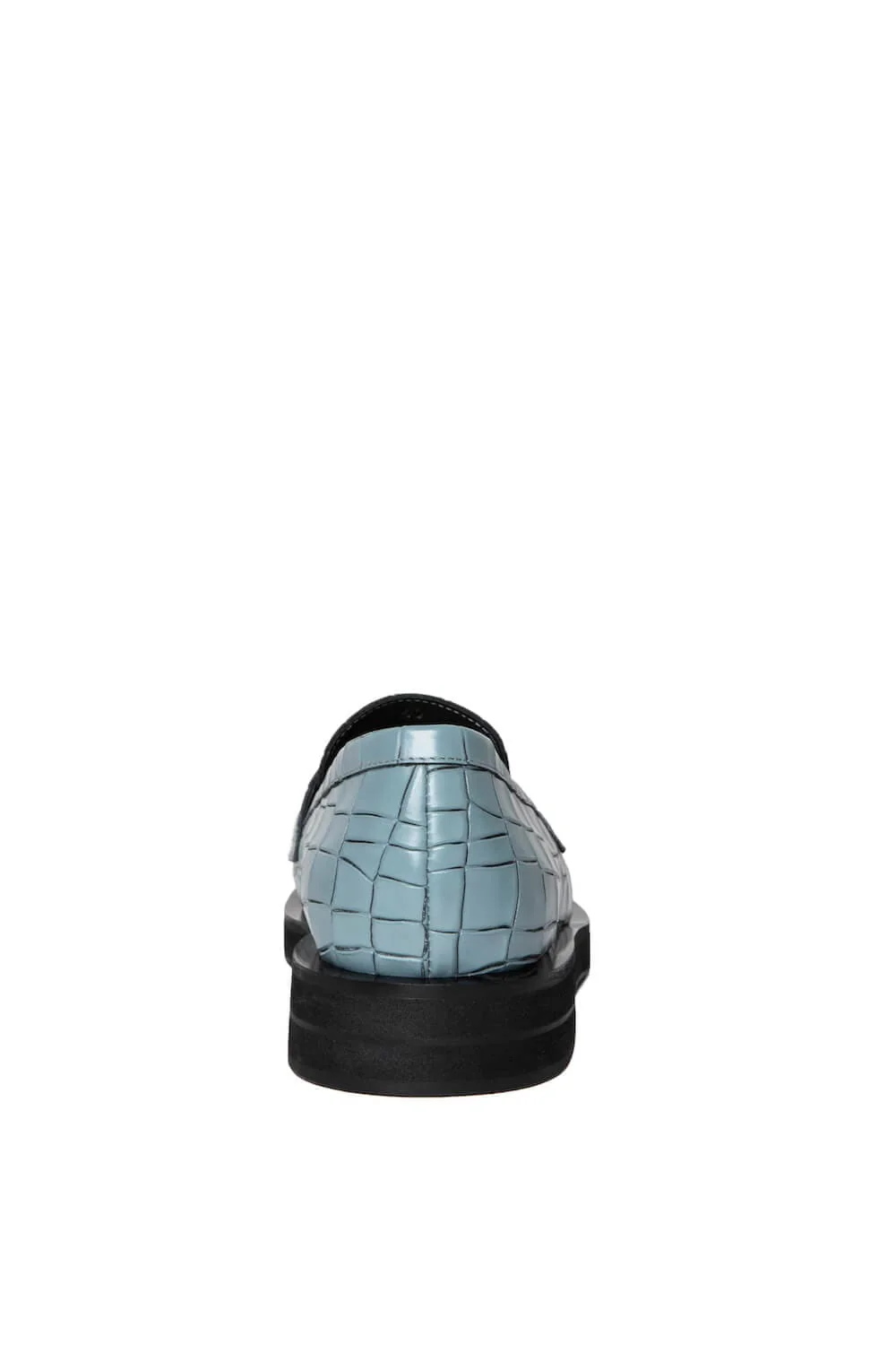 CULT MIA X GVASALIA CROC-EFFECT LEATHER LOAFERS - Image 4