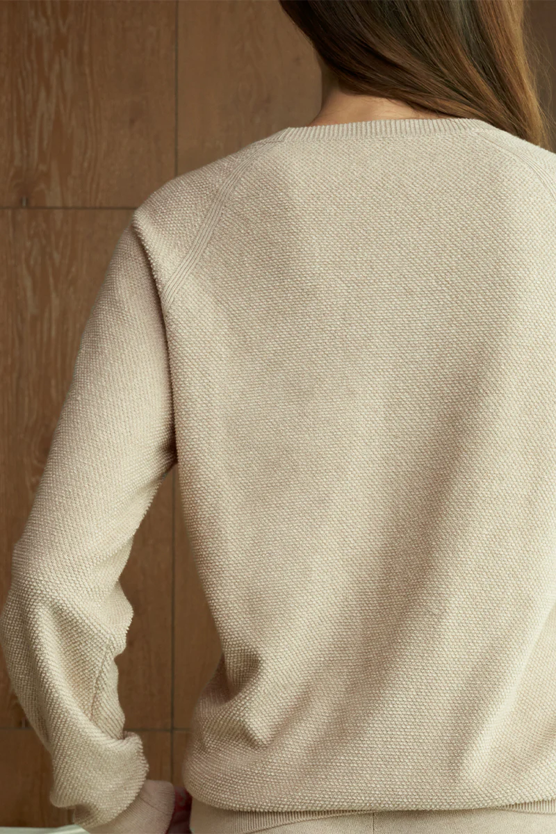 TERRA WOMEN'S KNIT SET IN BEIGE - Image 4
